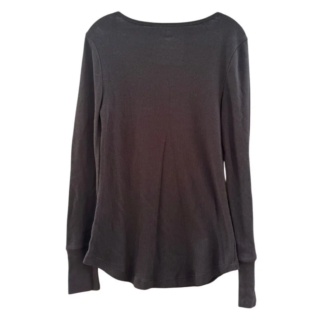 NWT NFL x Old Navy Women's Baltimore Ravens Long Sleeve Cotton Shirt Size Medium - Picture 3 of 5